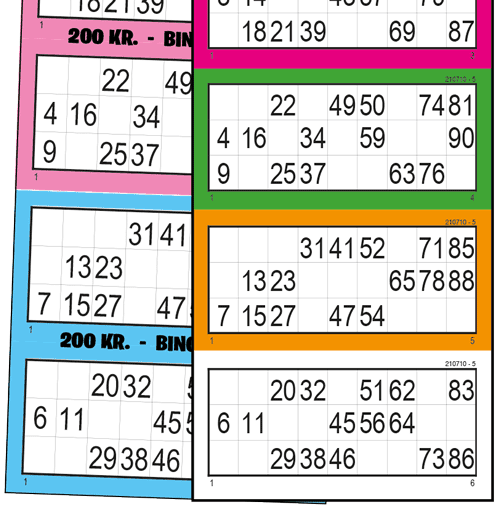 Bingo 1 - Color